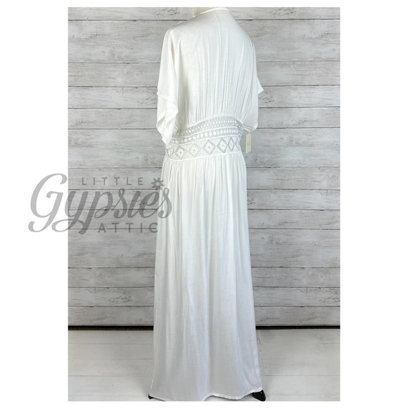 White Nights Beach Kimono Maxi Dress - Picture 6 of 12